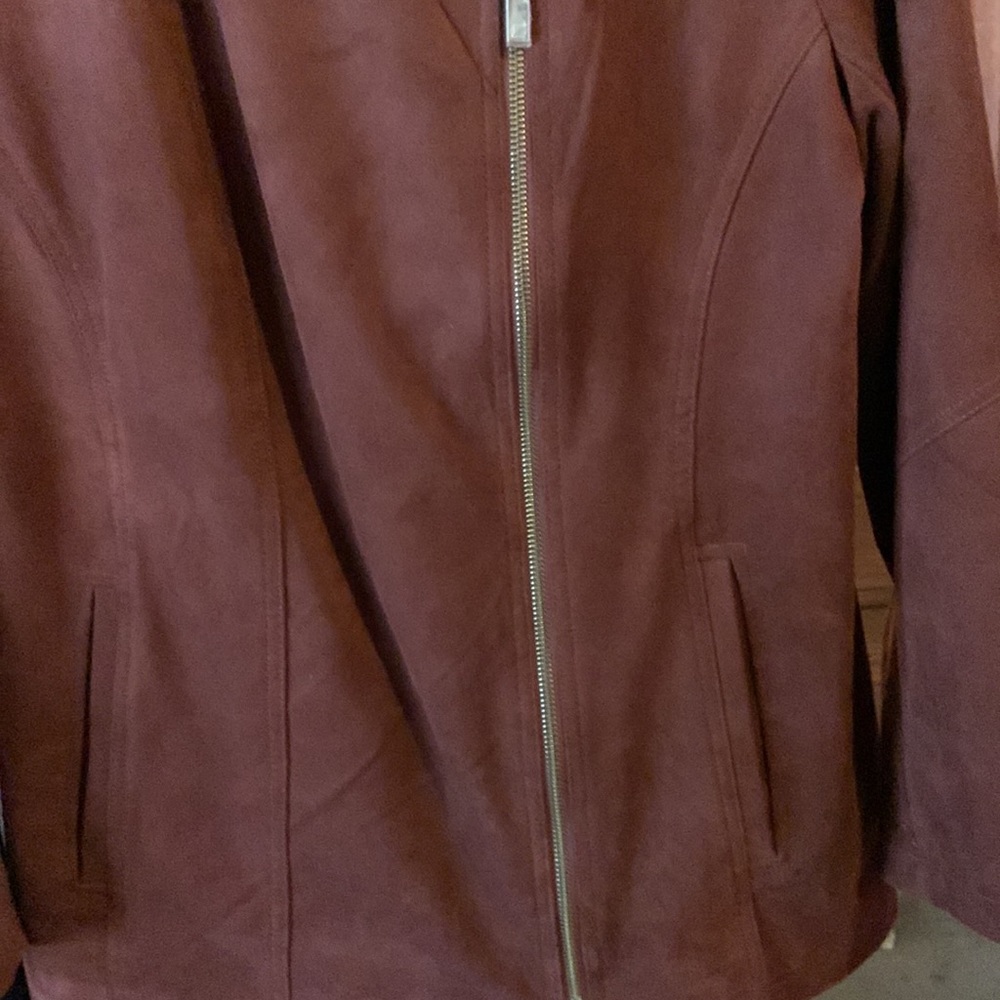 Faux suede jacket - Picture 4 of 8